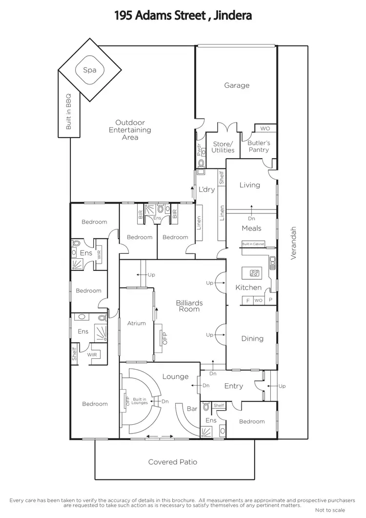 Floorplan of Homely rural property listing, 195 Adams Street, Jindera NSW 2642