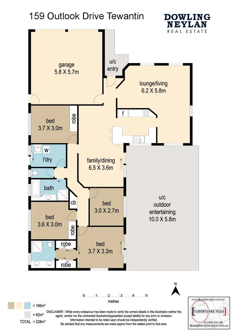 Floorplan of Homely house listing, 159 Outlook Drive, Tewantin QLD 4565