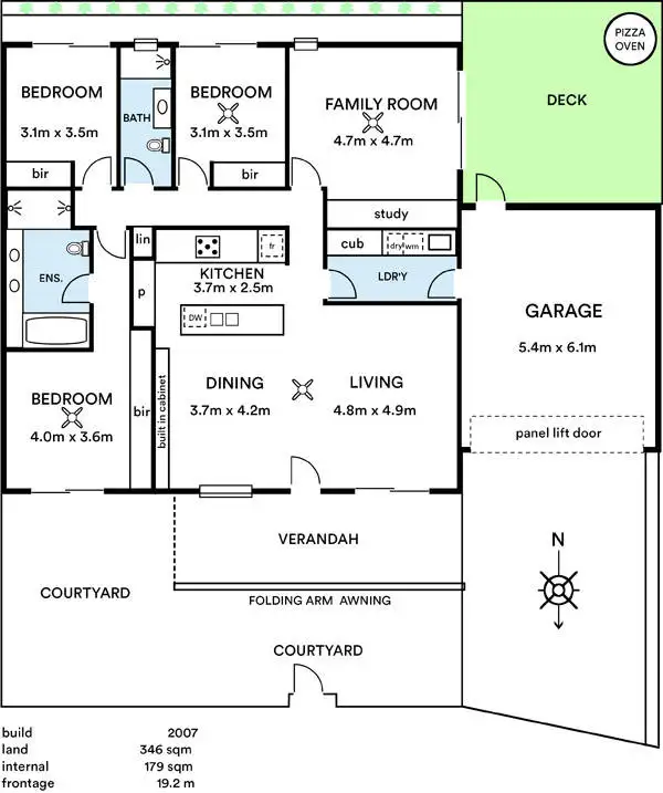 Floorplan of Homely house listing, 13 Wallis Street, Parkside SA 5063