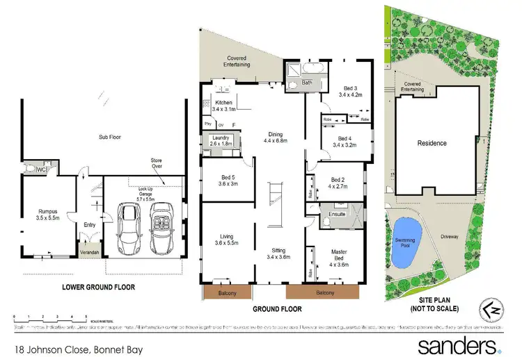 Floorplan of Homely house listing, 18 Johnson Close, Bonnet Bay NSW 2226