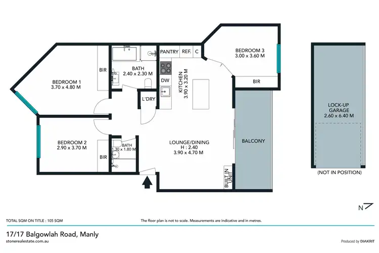 Floorplan of Homely apartment listing, 17/17 Balgowlah Road, Manly NSW 2095
