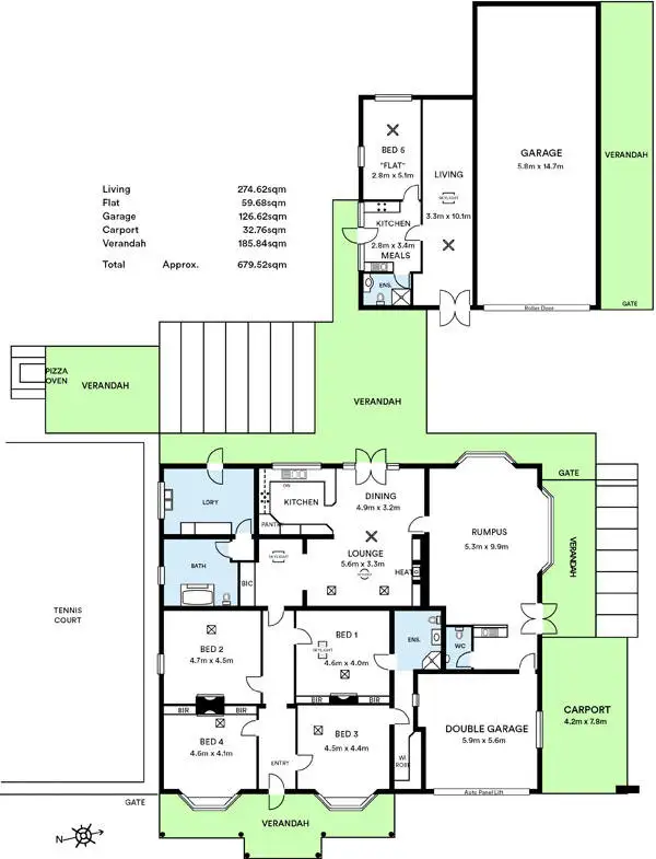 Floorplan of Homely house listing, 25 Hart Street, Campbelltown SA 5074