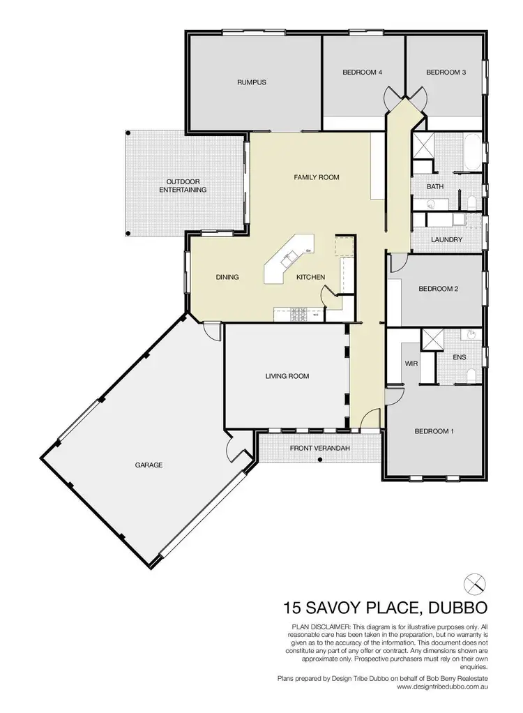 Floorplan of Homely house listing, 15 Savoy Place, Dubbo NSW 2830