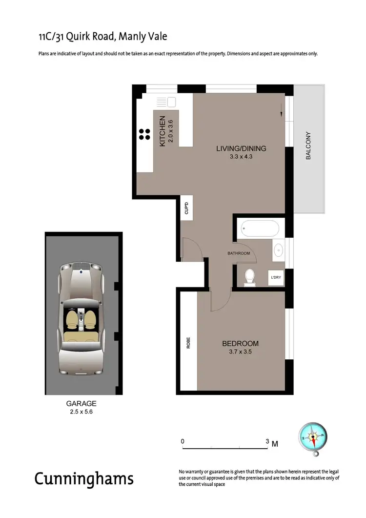 Floorplan of Homely unit listing, 11c/31 Quirk Road, Manly Vale NSW 2093