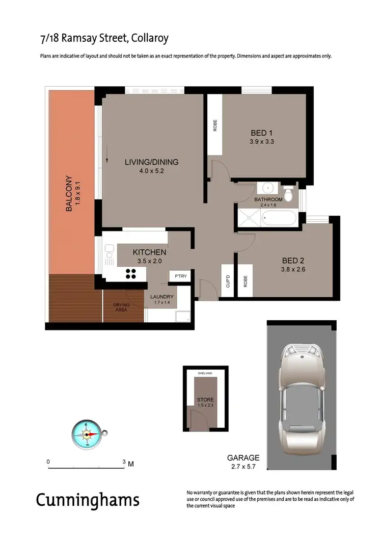 Floorplan of Homely apartment listing, 7/18 Ramsay Street, Collaroy NSW 2097