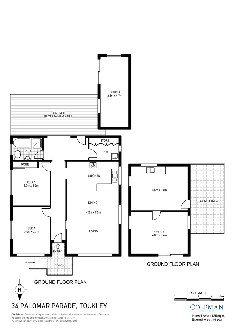 Floorplan of Homely house listing, 34 Palomar Parade, Toukley NSW 2263
