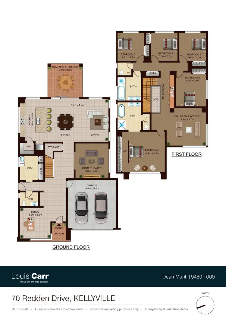 Floorplan of Homely house listing, 70 Redden Drive, Kellyville NSW 2155