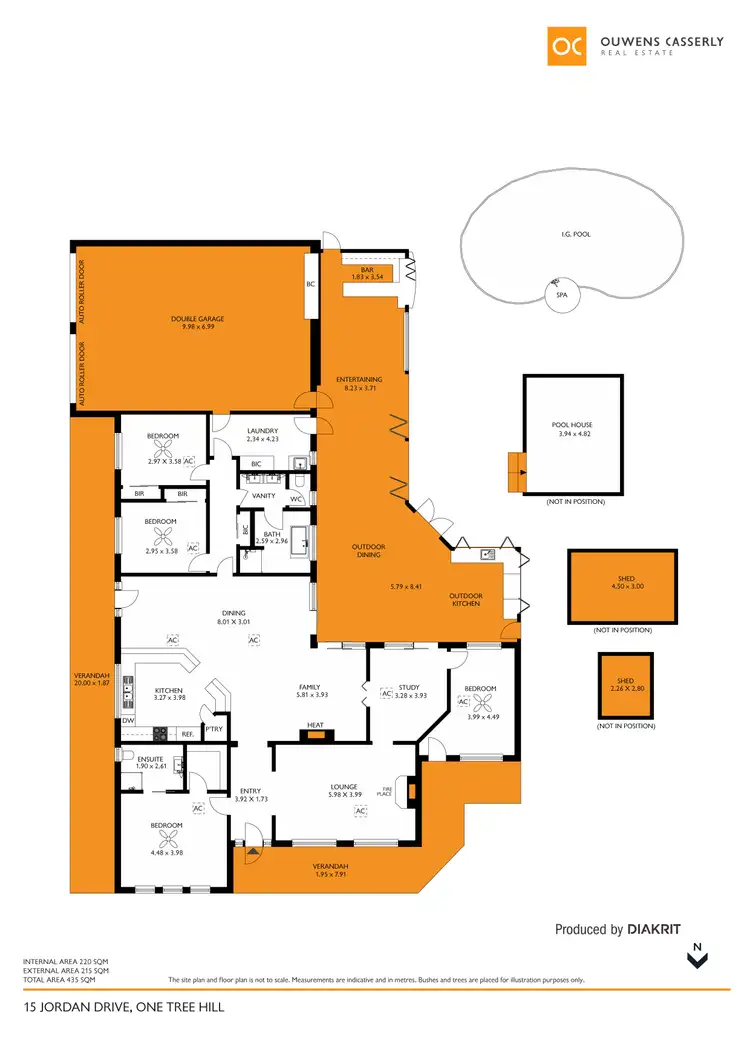 Floorplan of Homely house listing, 15 Jordan Drive, One Tree Hill SA 5114