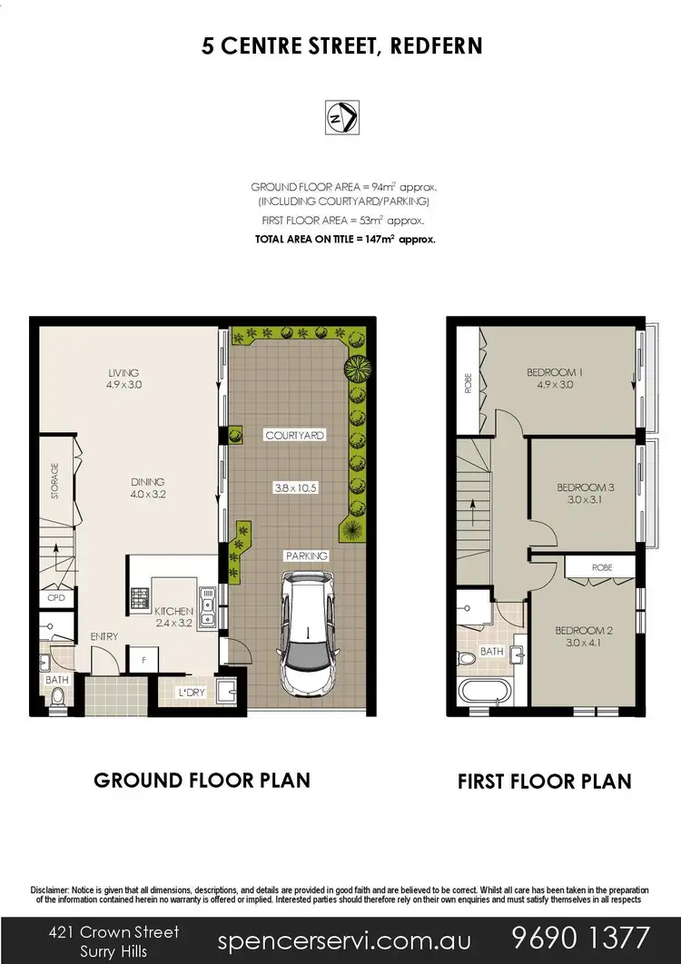 Floorplan of Homely house listing, 5 Centre Street, Redfern NSW 2016
