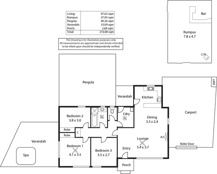 Floorplan of Homely house listing, 3 Swordsman Road, O'sullivan Beach SA 5166