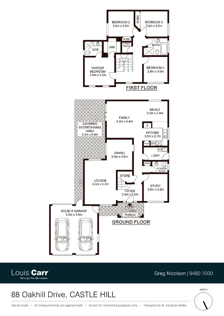 Floorplan of Homely house listing, 88 Oakhill Drive, Castle Hill NSW 2154