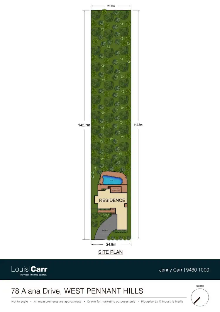 Floorplan of Homely house listing, 78 Alana Drive, West Pennant Hills NSW 2125
