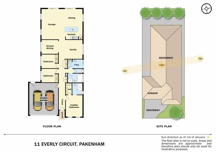 Floorplan of Homely house listing, 11 Everly Circuit, Pakenham VIC 3810