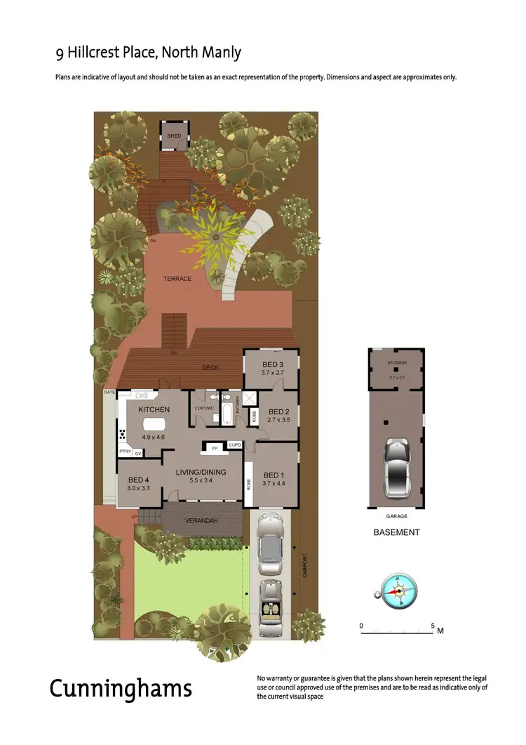 Floorplan of Homely house listing, 9 Hillcrest Place, North Manly NSW 2100