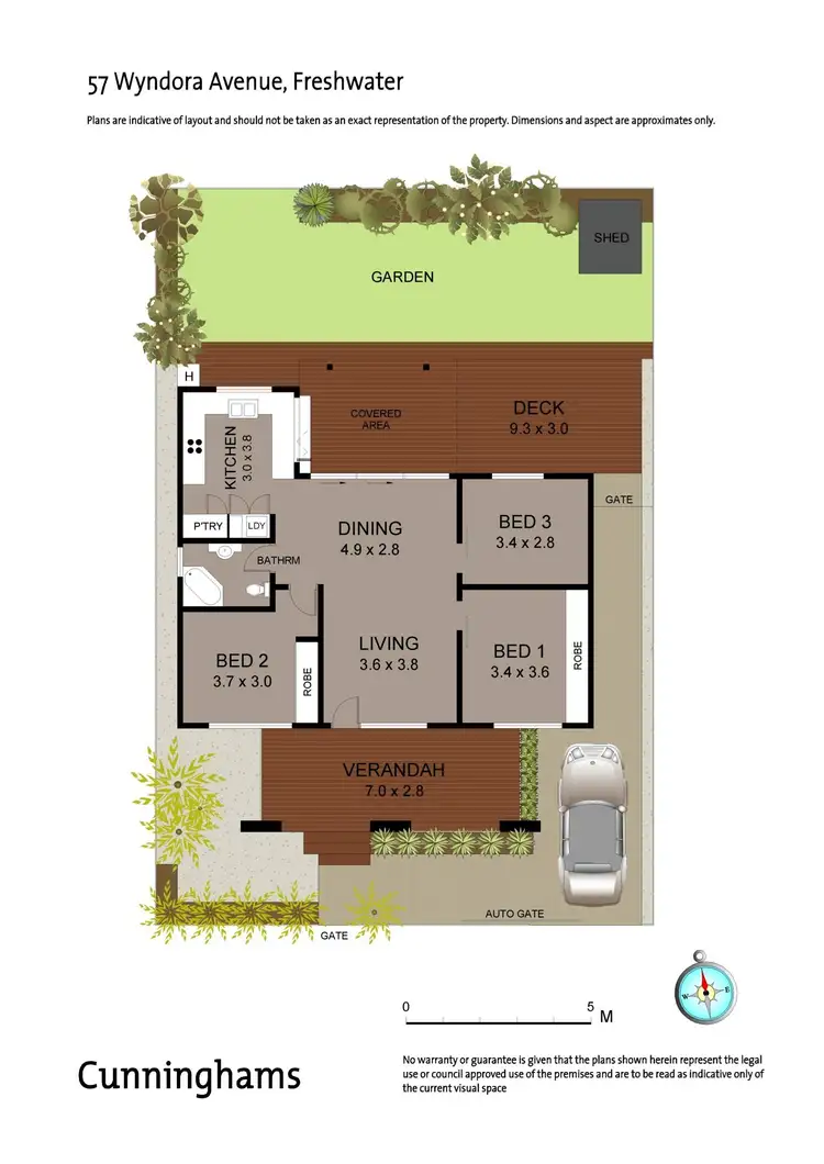 Floorplan of Homely house listing, 57 Wyndora Avenue, Freshwater NSW 2096