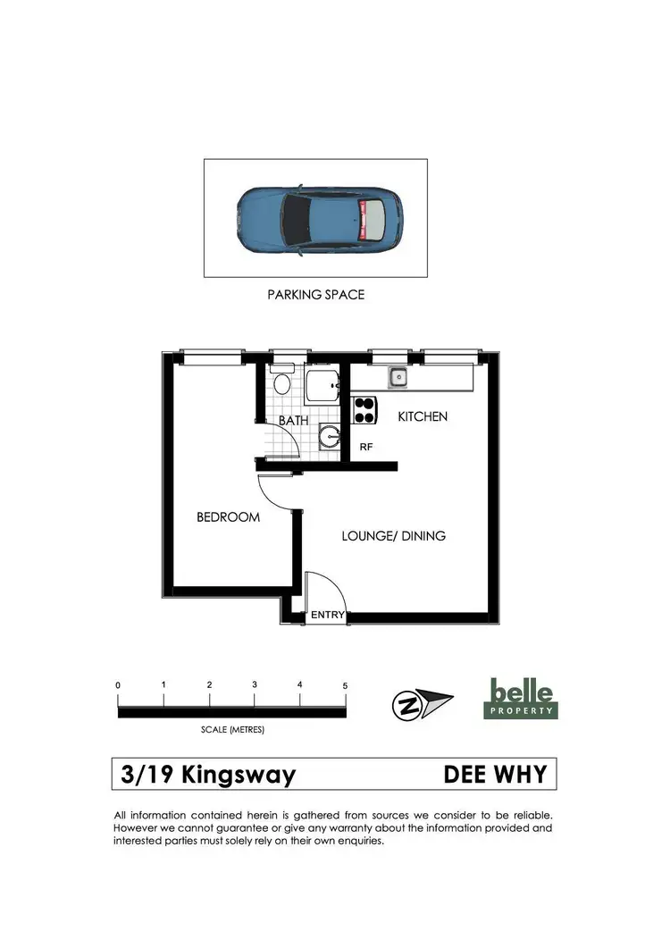 Floorplan of Homely apartment listing, 3/19 Kingsway, Dee Why NSW 2099