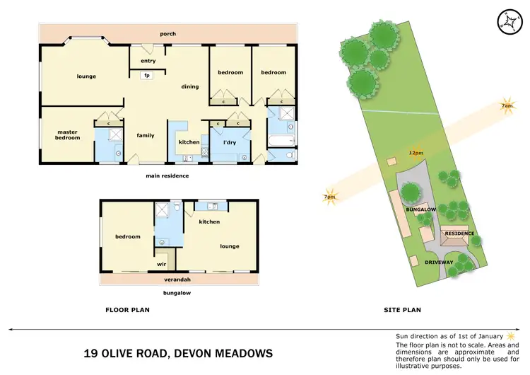 Floorplan of Homely house listing, 19 Olive Road, Devon Meadows VIC 3977