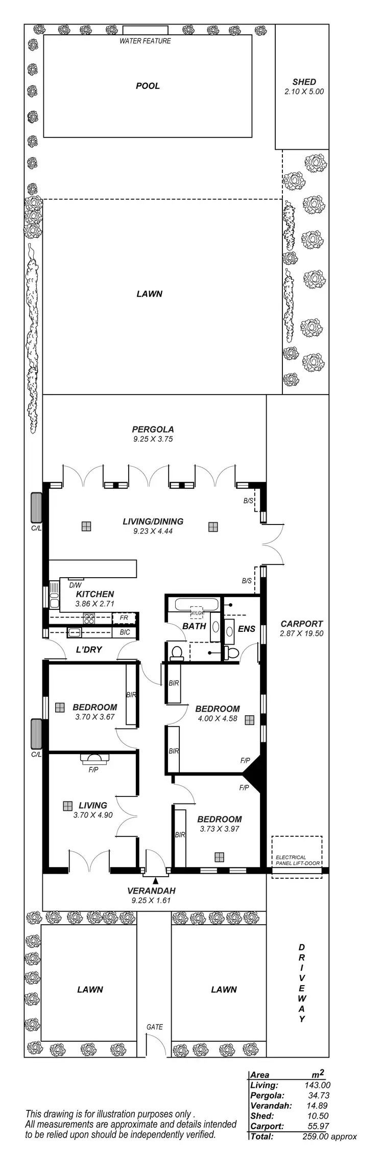 Floorplan of Homely house listing, 84 Swaine Avenue, Toorak Gardens SA 5065