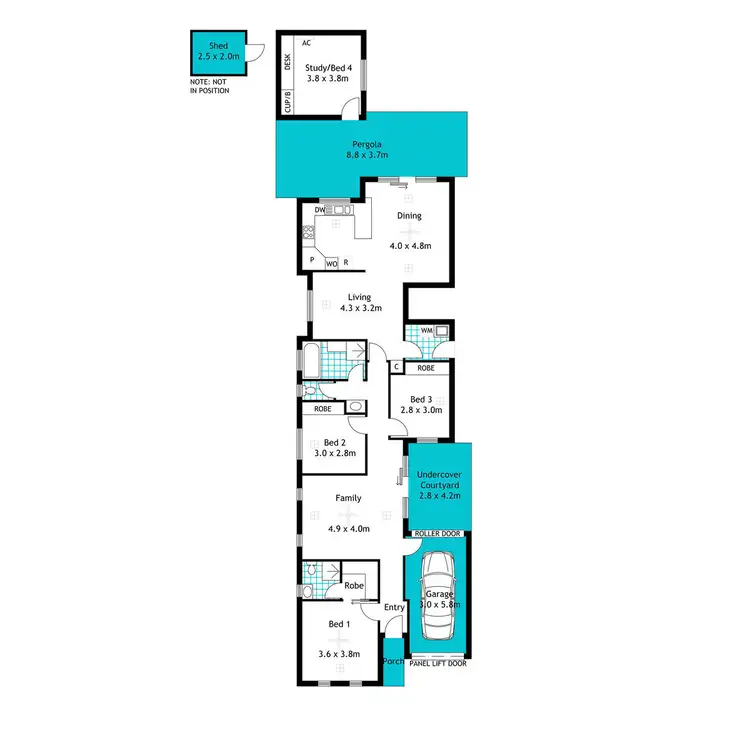 Floorplan of Homely house listing, 35B Wattlebury Road, Lower Mitcham SA 5062