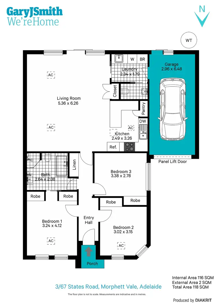 Floorplan of Homely house listing, 3/67 States Road, Morphett Vale SA 5162