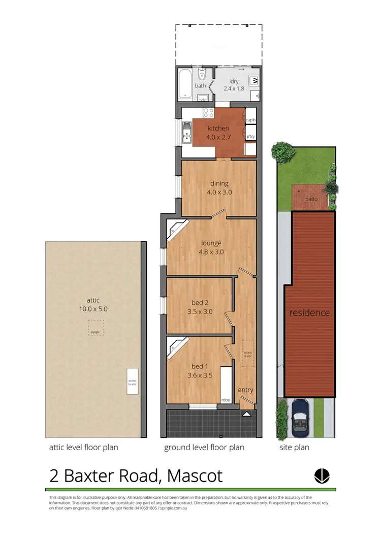 Floorplan of Homely house listing, 2 Baxter Road, Mascot NSW 2020