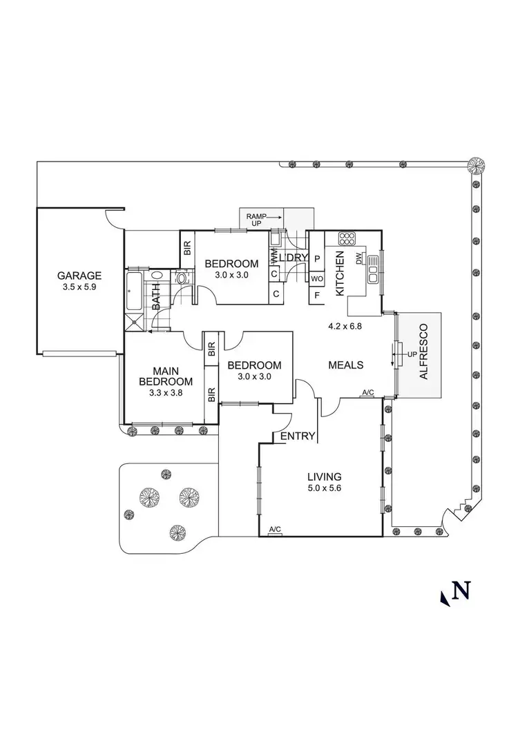 Floorplan of Homely unit listing, 2/137 Manningham Road, Bulleen VIC 3105