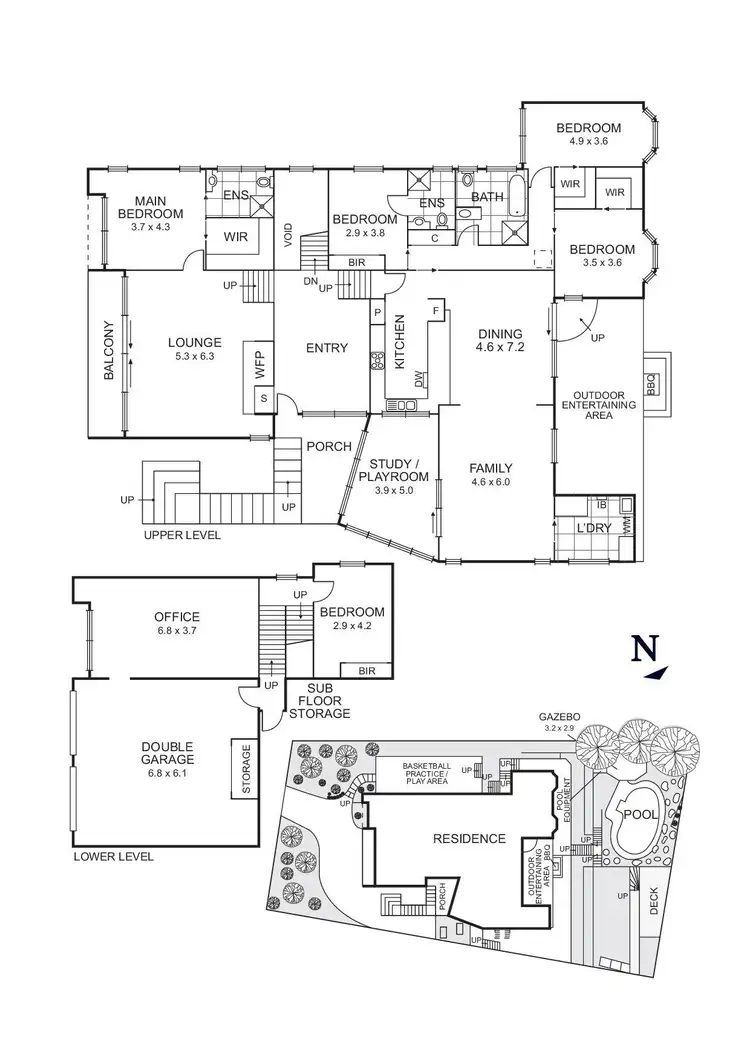 Floorplan of Homely house listing, 8 Alan Place, Warrandyte VIC 3113