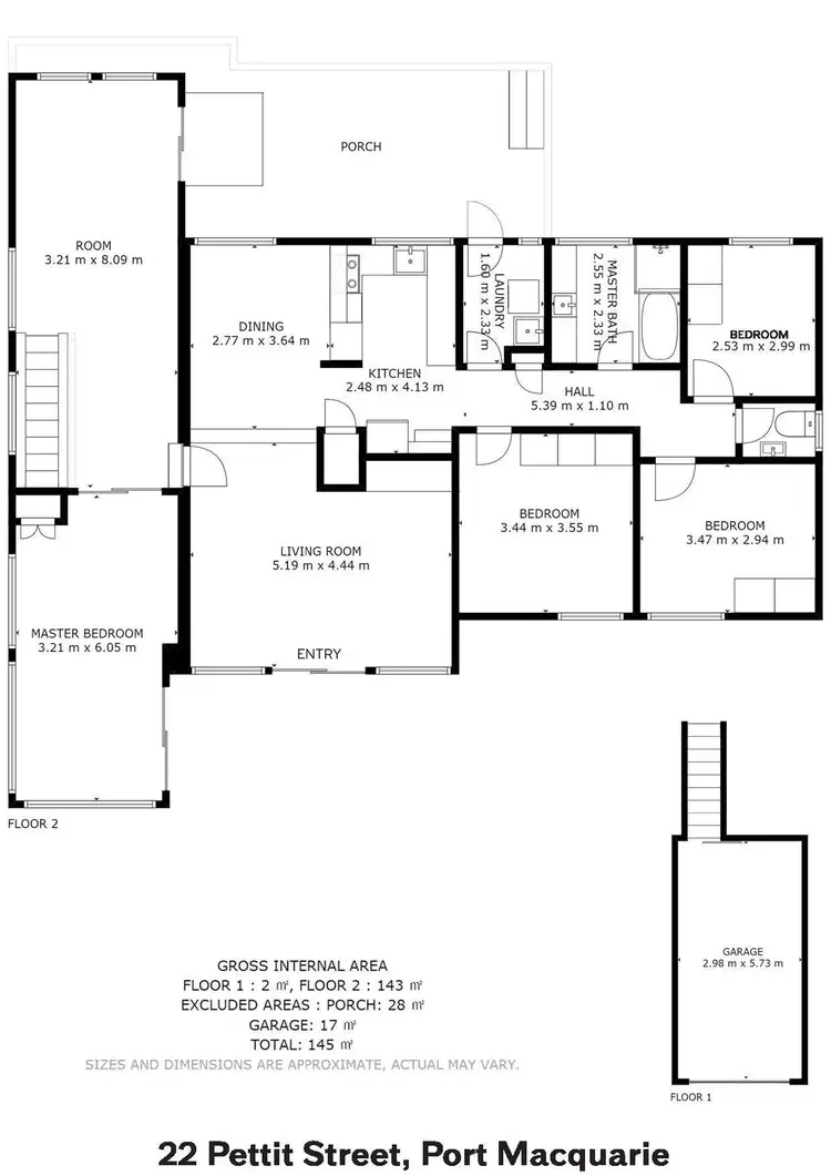 Floorplan of Homely house listing, 22 Pettit Street, Port Macquarie NSW 2444