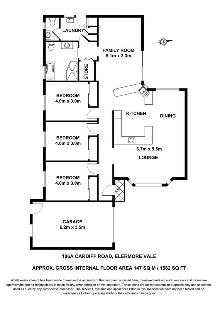 Floorplan of Homely house listing, 106a Cardiff Road, Elermore Vale NSW 2287