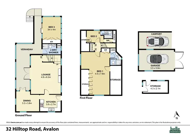 Floorplan of Homely house listing, 32 Hilltop Road, Avalon Beach NSW 2107
