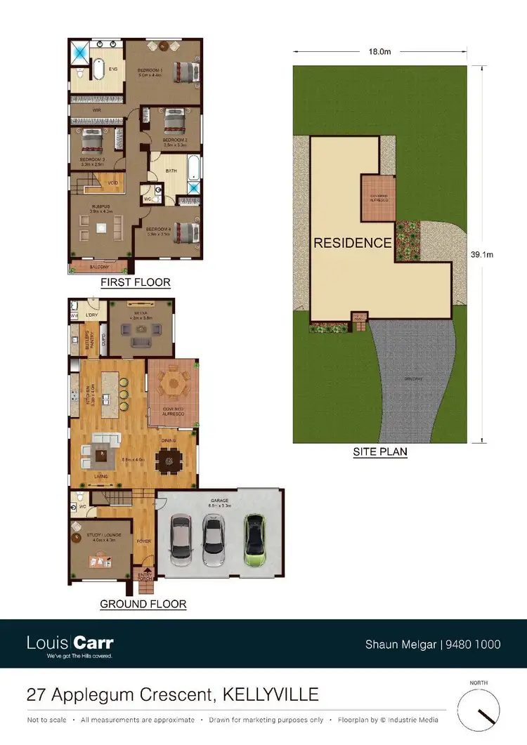 Floorplan of Homely house listing, 27 Applegum Crescent, Kellyville NSW 2155