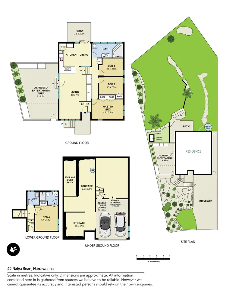 Floorplan of Homely house listing, 42 Nalya Road, Narraweena NSW 2099