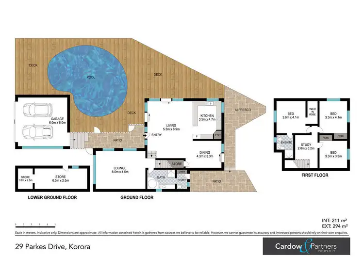 Floorplan of Homely house listing, 29 Parkes Drive, Korora NSW 2450