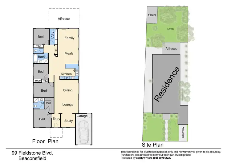Floorplan of Homely house listing, 99 Fieldstone Boulevard, Beaconsfield VIC 3807