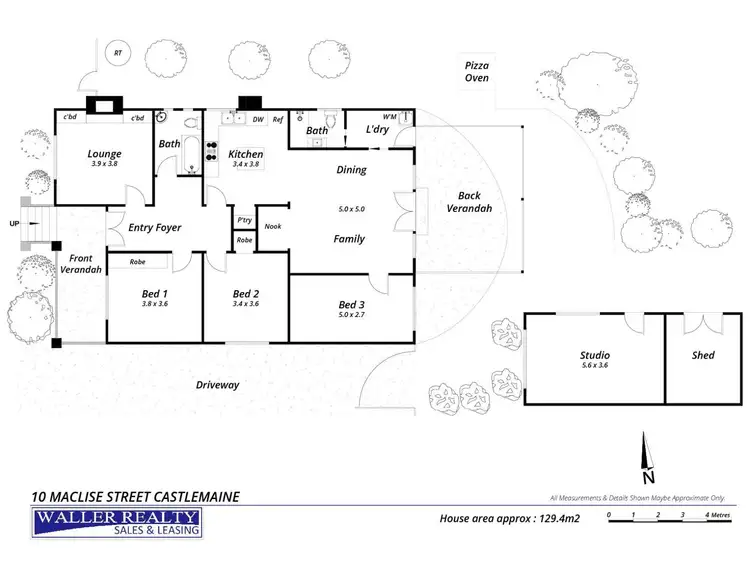 Floorplan of Homely house listing, 10 MacLise Street, Castlemaine VIC 3450