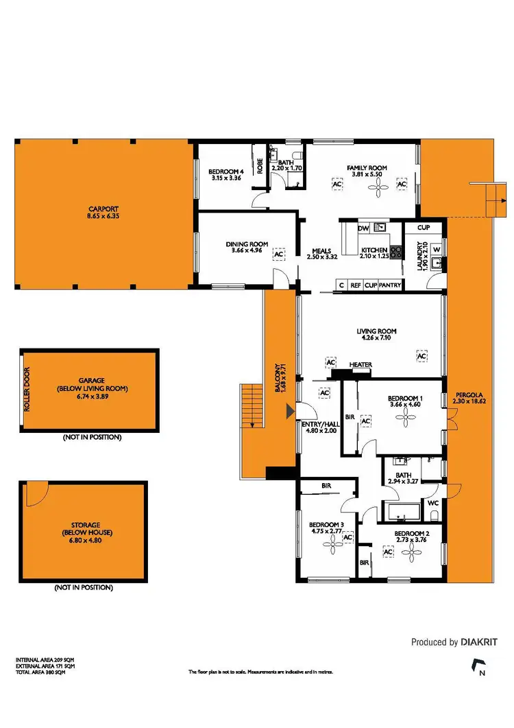 Floorplan of Homely house listing, 4 Tay Road, Woodforde SA 5072