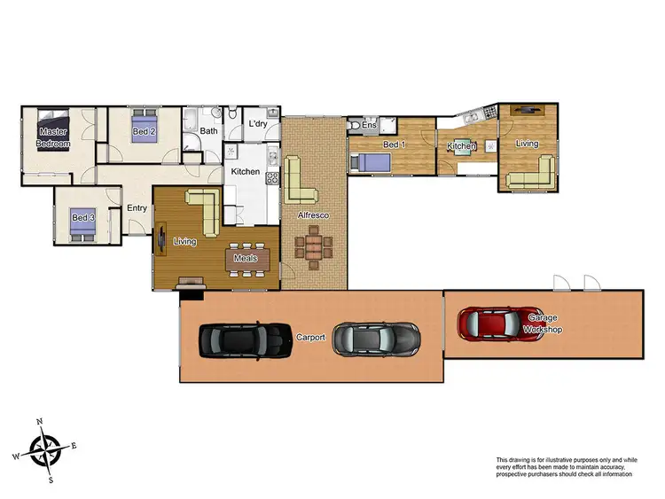 Floorplan of Homely house listing, 231 Gladstone Road, Dandenong North VIC 3175