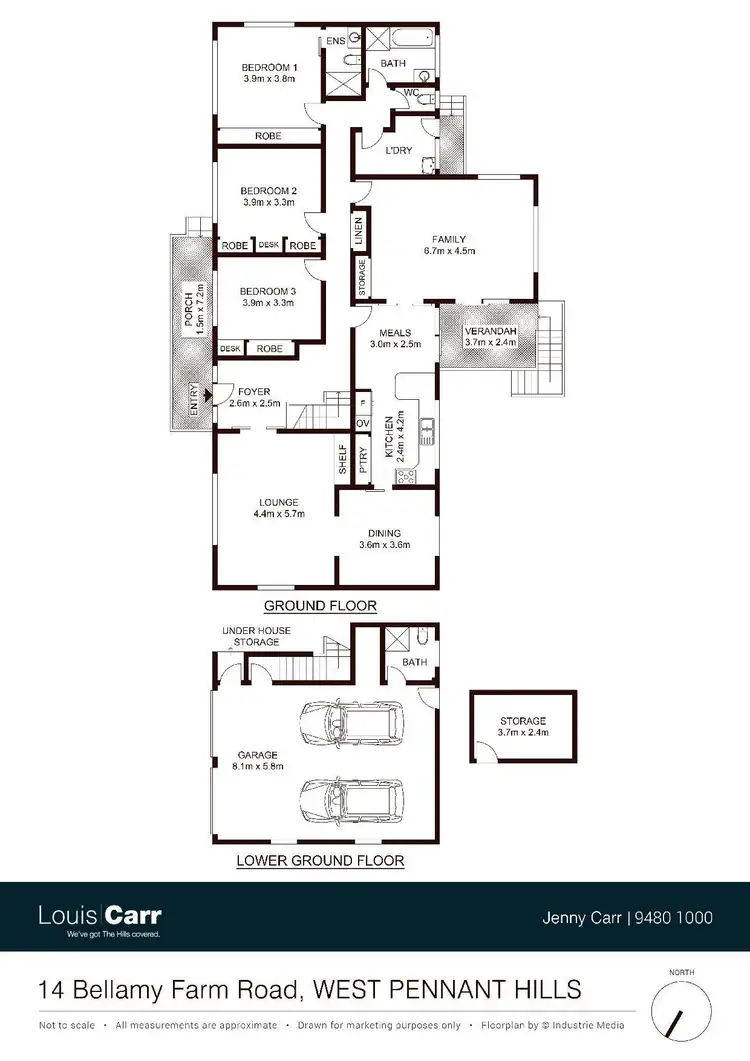 Floorplan of Homely house listing, 14 Bellamy Farm Road, West Pennant Hills NSW 2125