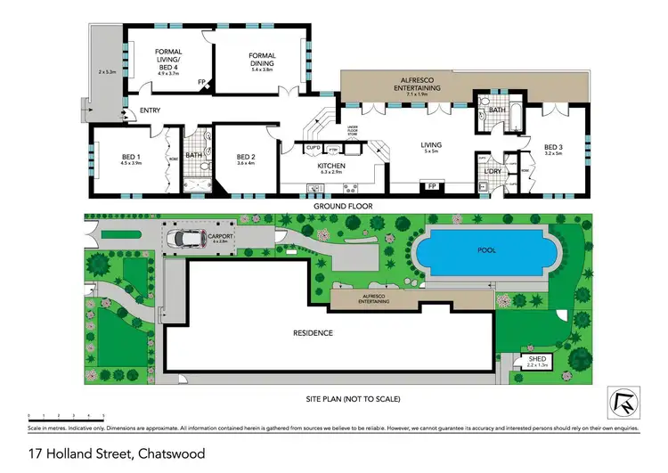 Floorplan of Homely house listing, 17 Holland Street, Chatswood NSW 2067