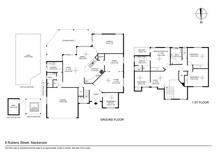 Floorplan of Homely house listing, 8 Rubens Street, Mackenzie QLD 4156
