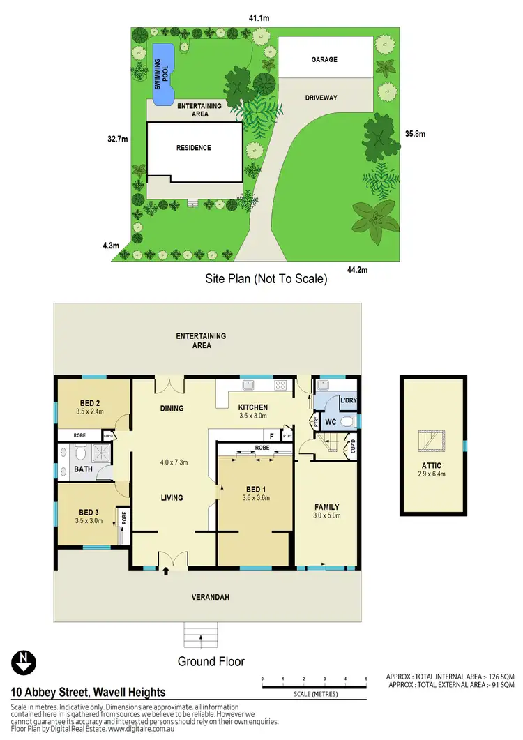 Floorplan of Homely house listing, 10 Abbey Street, Wavell Heights QLD 4012