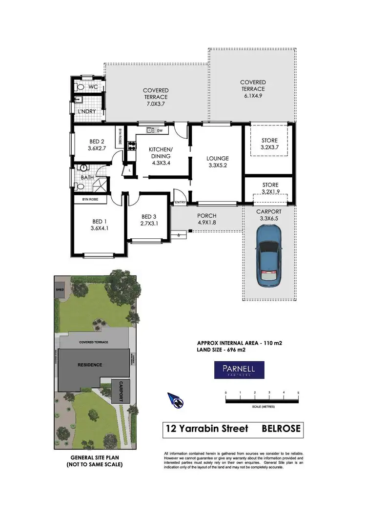 Floorplan of Homely house listing, 12 Yarrabin Street, Belrose NSW 2085