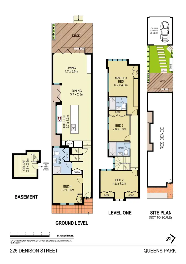 Floorplan of Homely house listing, 225 Denison Street, Queens Park NSW 2022