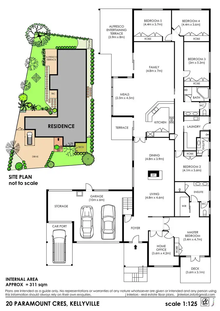 Floorplan of Homely house listing, 20 Paramount Crescent, Kellyville NSW 2155