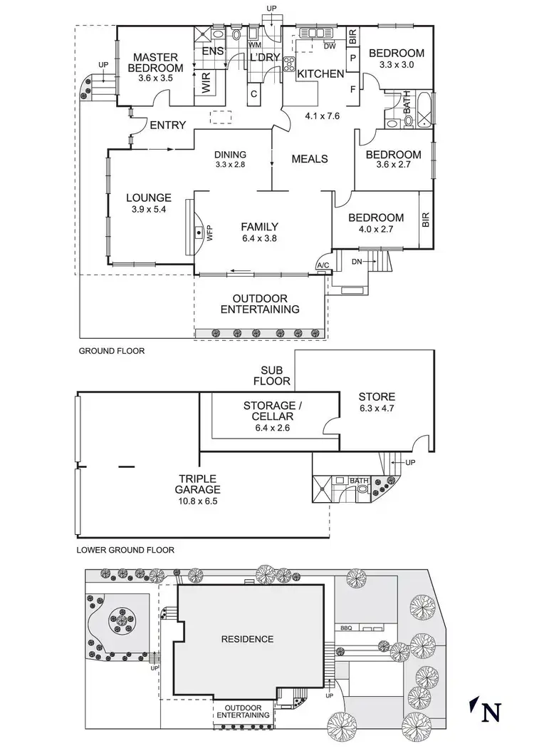 Floorplan of Homely house listing, 10 Sandra Street, Bulleen VIC 3105