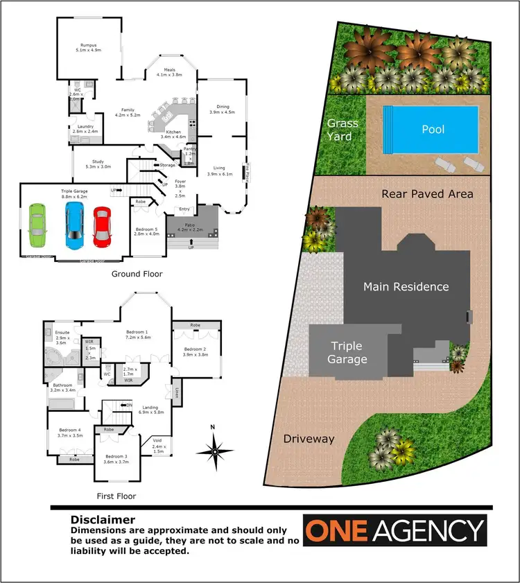 Floorplan of Homely house listing, 6 Jonquil Place, Alfords Point NSW 2234