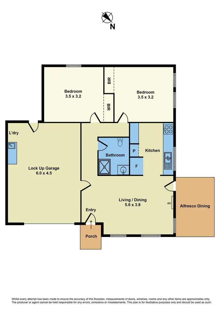 Floorplan of Homely unit listing, 3/7 Mayo Street, Sunshine VIC 3020