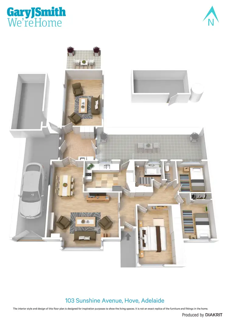 Floorplan of Homely house listing, 103 Sunshine Avenue, Hove SA 5048