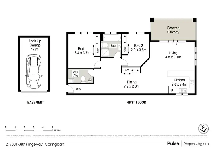 Floorplan of Homely apartment listing, 21/381-389 Kingsway, Caringbah NSW 2229