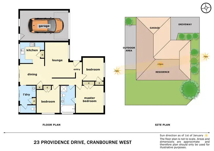 Floorplan of Homely house listing, 23 Providence Drive, Cranbourne West VIC 3977